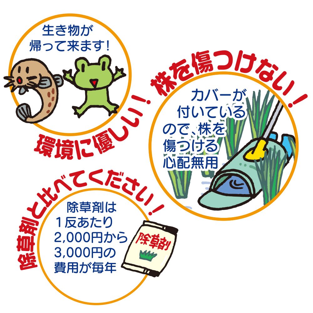 Amazon | すいすいカッター アイガモン 合鴨式除草機 AG-001 | 草刈機